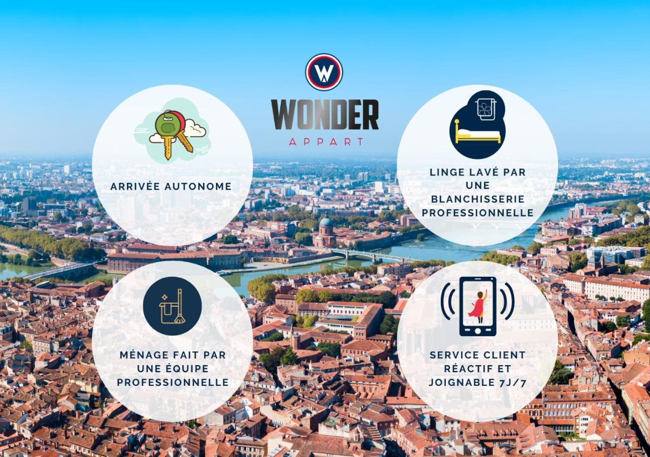 Wonder Appart' 402 - Vue Sur Garonne Toulouse Exterior photo